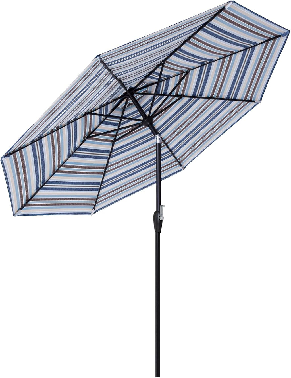 Beige 9 ft Patio Umbrella with Nonfading Canopy D907962