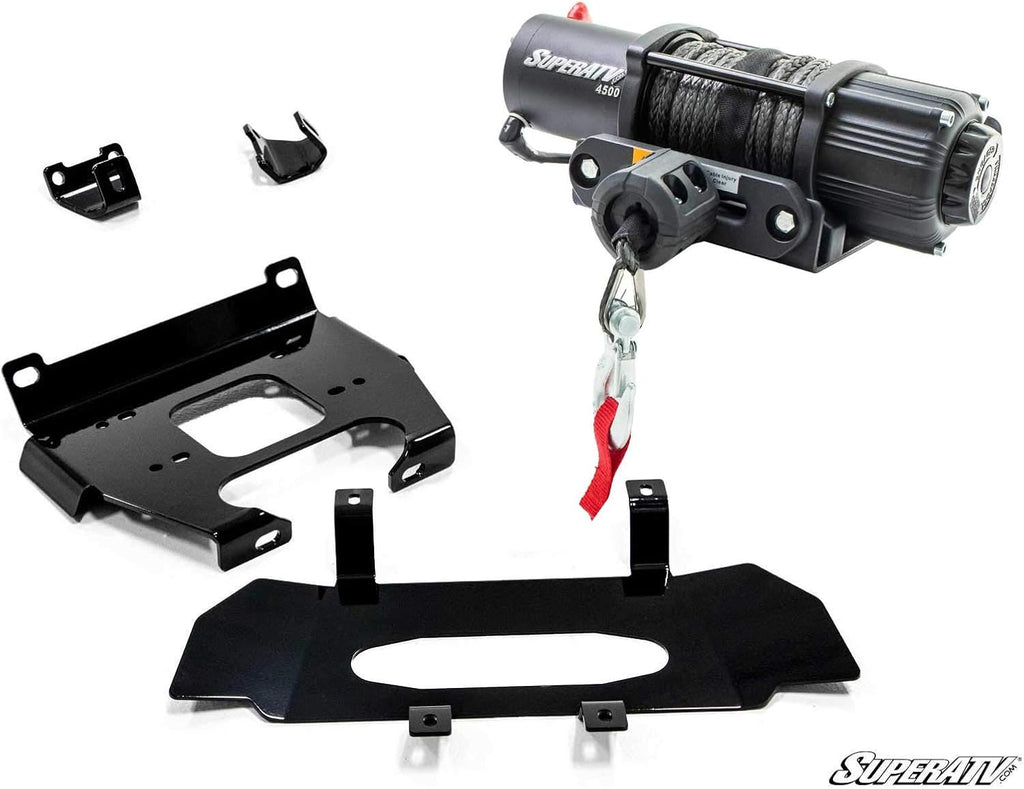 Black Ops 4500 lb Winch with Winch Mounting Plate B179707