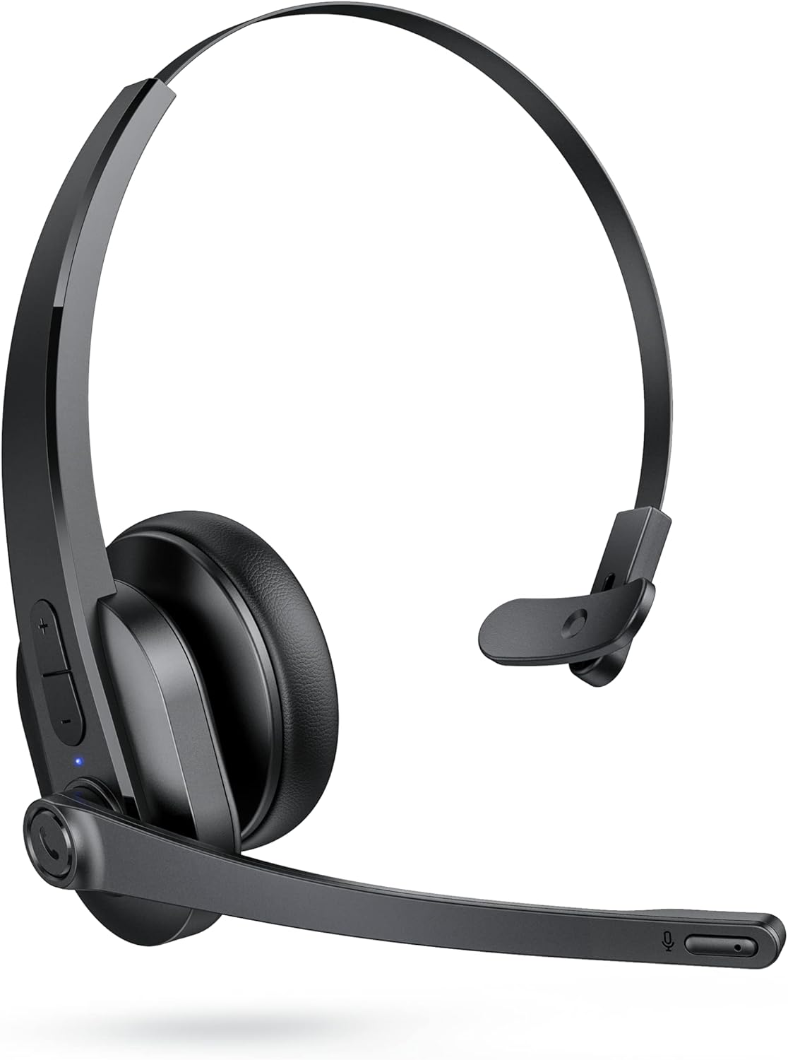 Bluetooth 5.0 On Ear Headset with Noise Cancelling Mic and USB Adapter P743