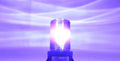 Pack of 2 LED Emergency Warning Strobe Light (Violet) A43503