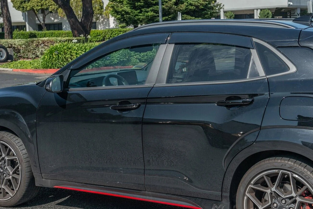 Smoke Tinted Tape-On Side Window Deflectors Rain Guard O83288