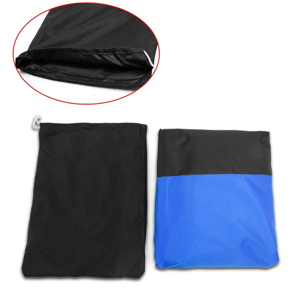 Black Blue Motorcycle Cover G955