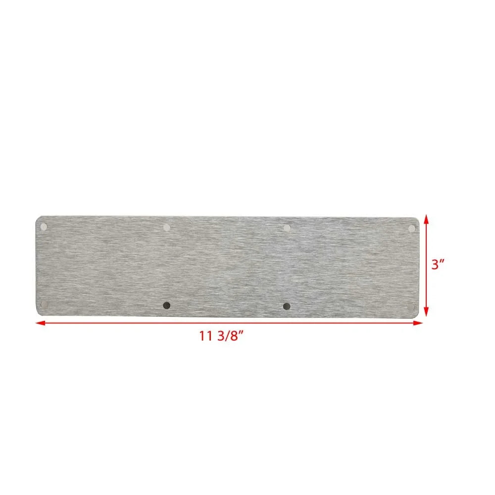 Boat Cover Plate Head Box ZFT4 Aluminum 11 3/8 Inch M22639