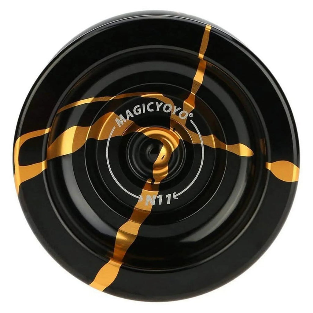 Aluminum Unresponsive Yoyo Ball with Bag, Glove and 10 Strings C95952