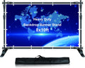 10x8ft Heavy Duty Banner Stand Backdrop with Carry Bag J6416