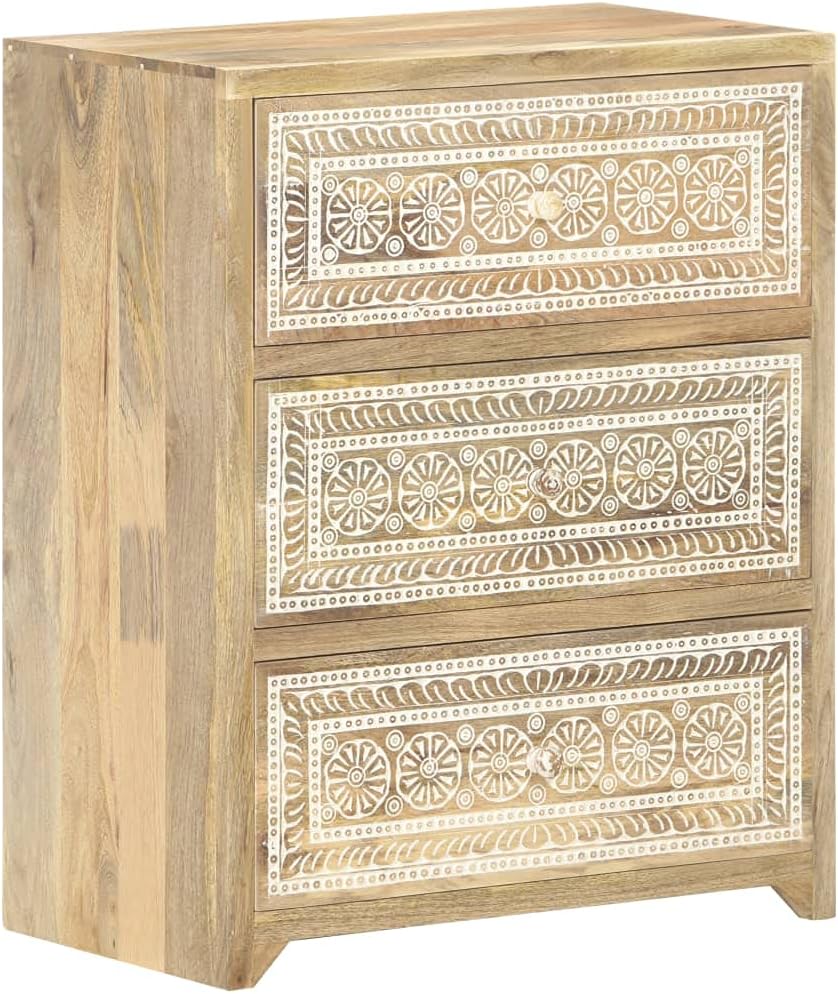 Solid Reclaimed Wood Sideboard with Drawer and Storage Cabinet A205282