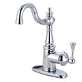Polished Chrome Bar Faucet with Cover Plate L993772