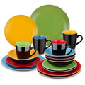16-Piece Matte Stoneware Dinnerware Set G80820