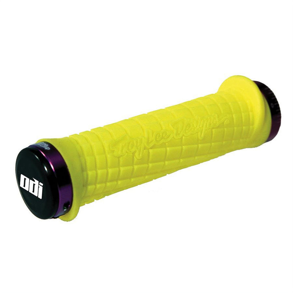 Neon Yellow Lock-On Mountain Grips with Clamps Y6306