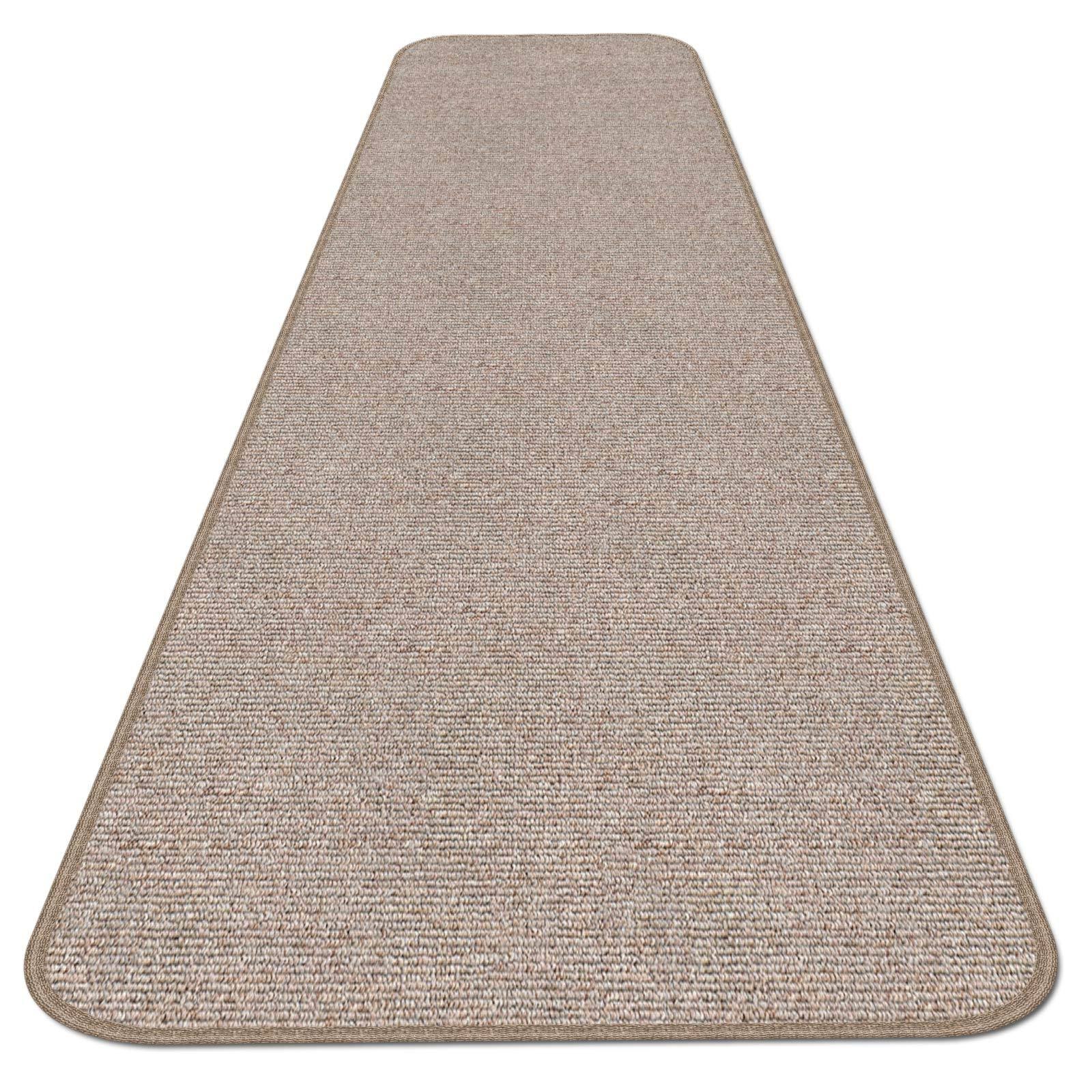 Pebble Beige Skid-Resistant Carpet Runner M4701
