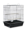 Black Square Roof Parakeet Cage G984