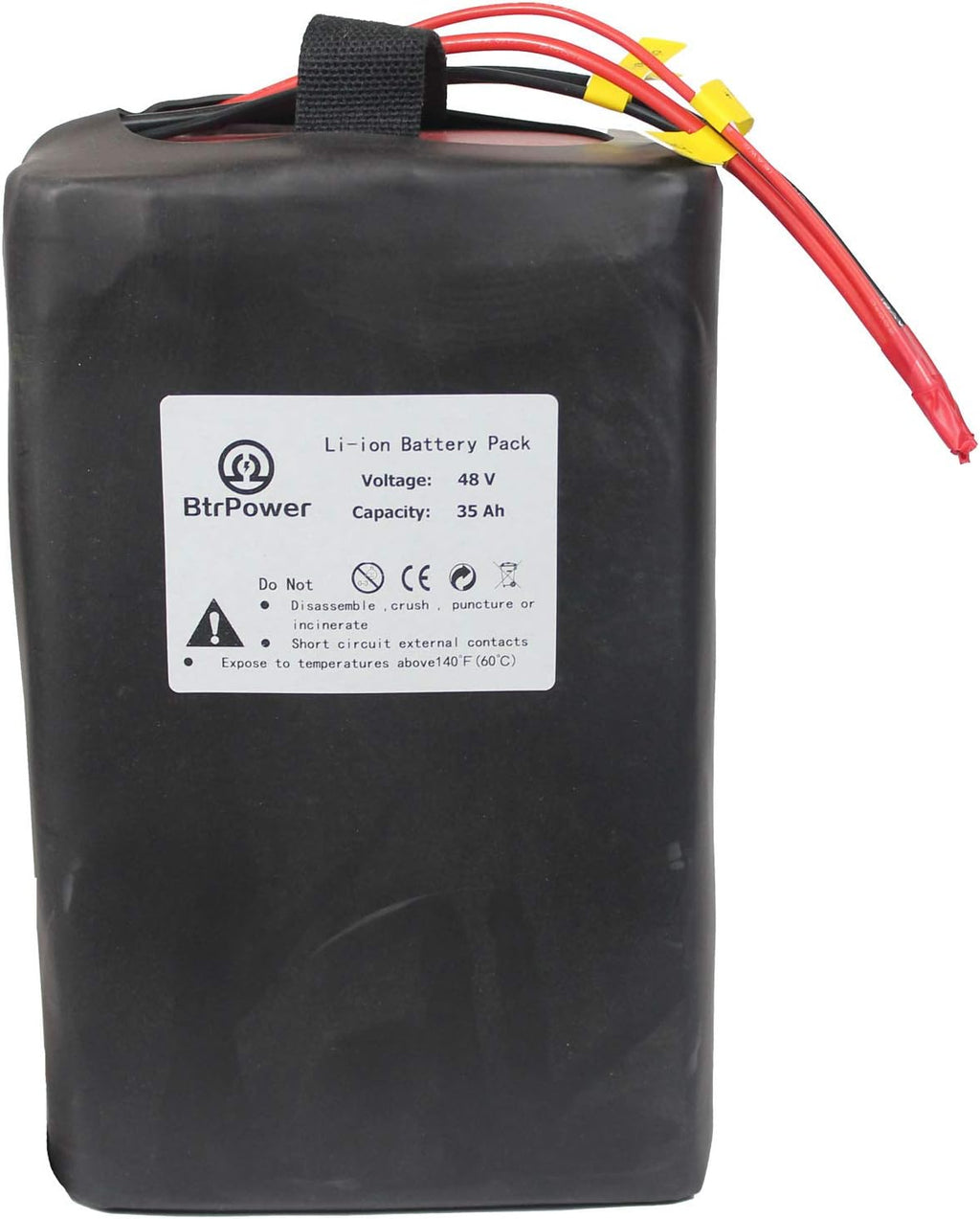 48V 10AH-50AH Lithium ion LiFePO4 Battery Pack with 5A Charger and 50A BMS E819963