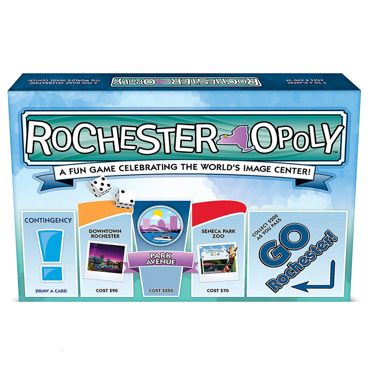 Rochester-Opoly City Themed Board Game, 2-6 Players R69087