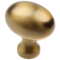 Satin Gold Oval Cabinet Knobs, Pack of 25 B991