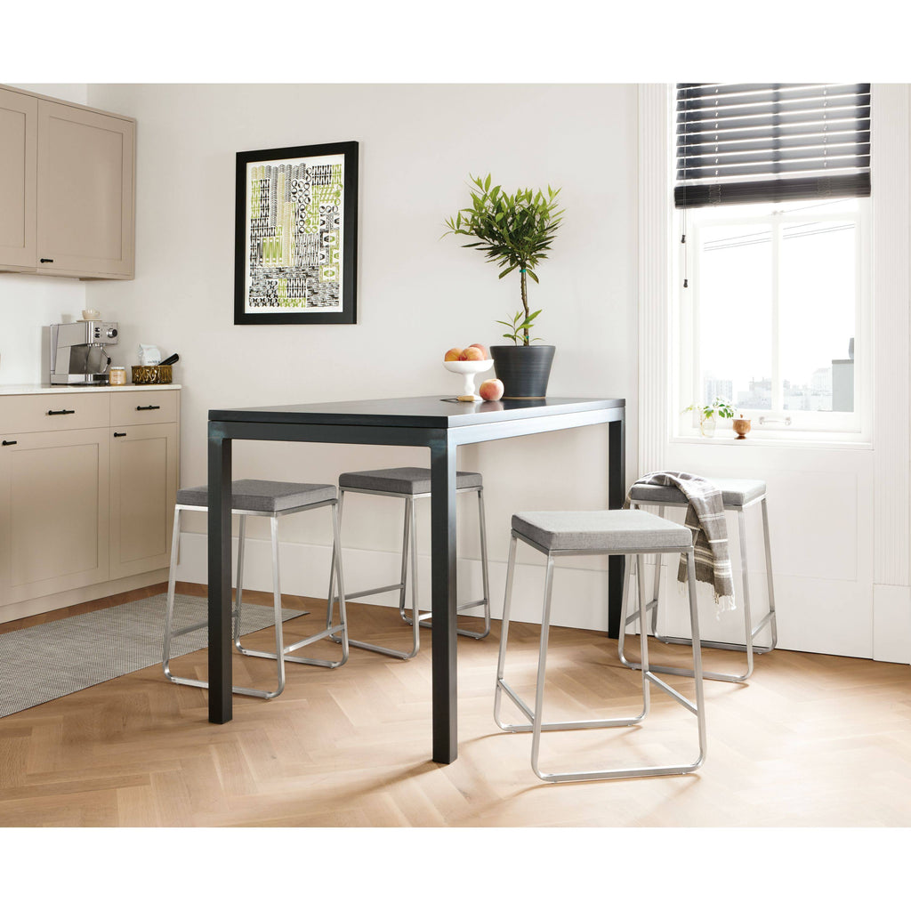 Modern Parsons Counter Table in Grey C62989