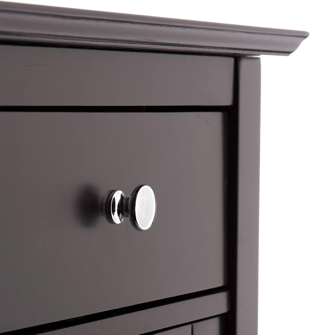 Espresso Floor Cabinet with One Door and One Drawer T7018