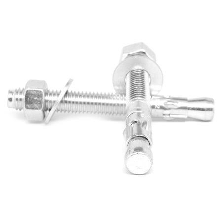 1/2 inch-13 x 5 1/2 inch Coarse Thread Wedge Anchor Low Carbon Steel Zinc Plated Pk 60 E4236