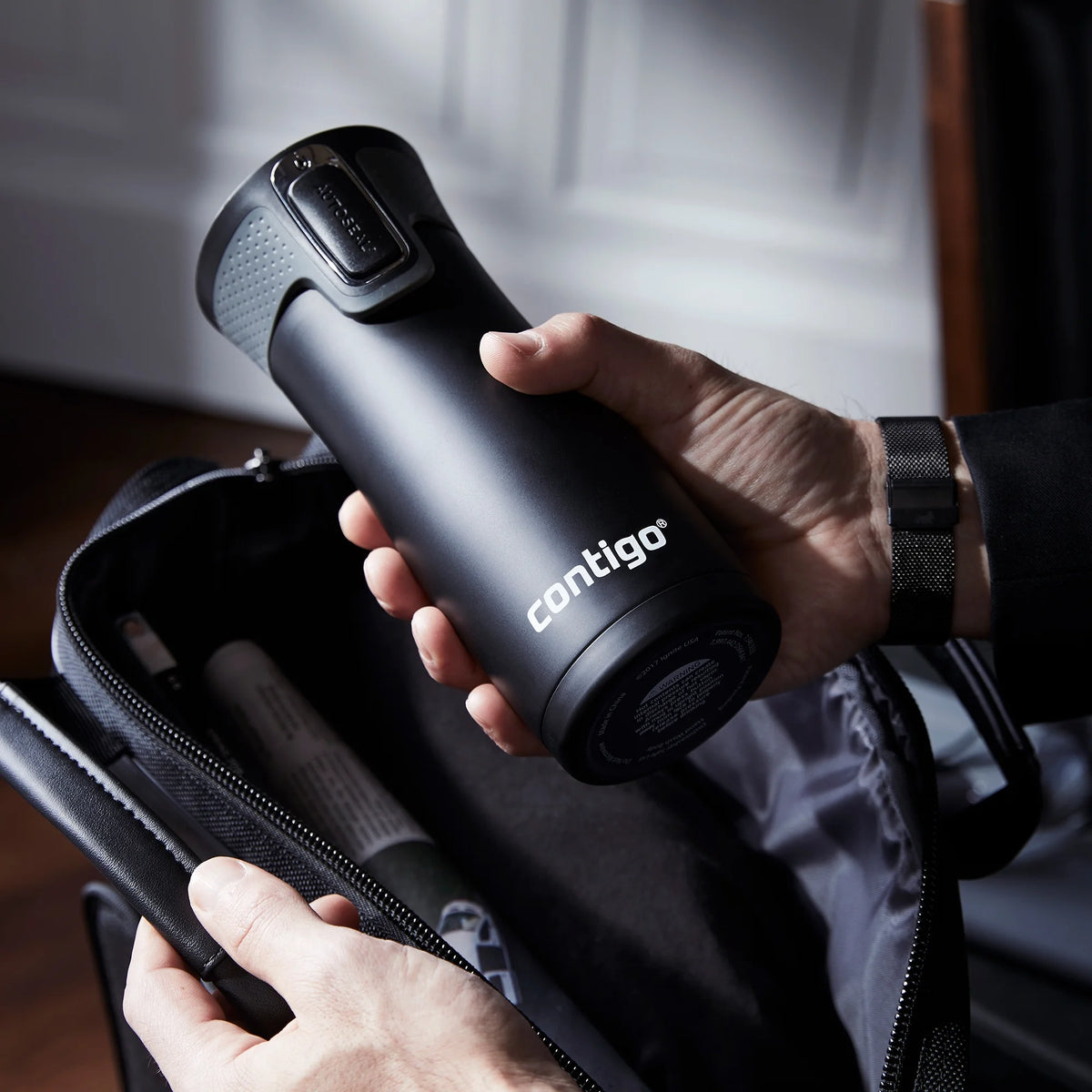 16 Oz Vacuum-insulated Stainless Steel Travel Mug, 2-Pack K2469