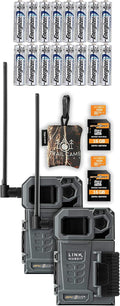 Cellular Trail Camera Twin Pack with Two SD Cards and Batteries J34025