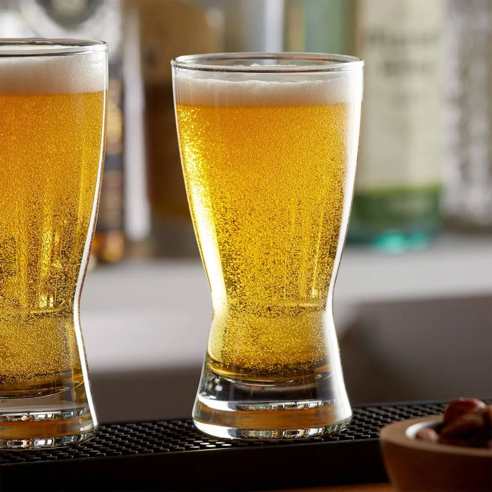 9 oz. Hourglass Pilsner Glass Q163