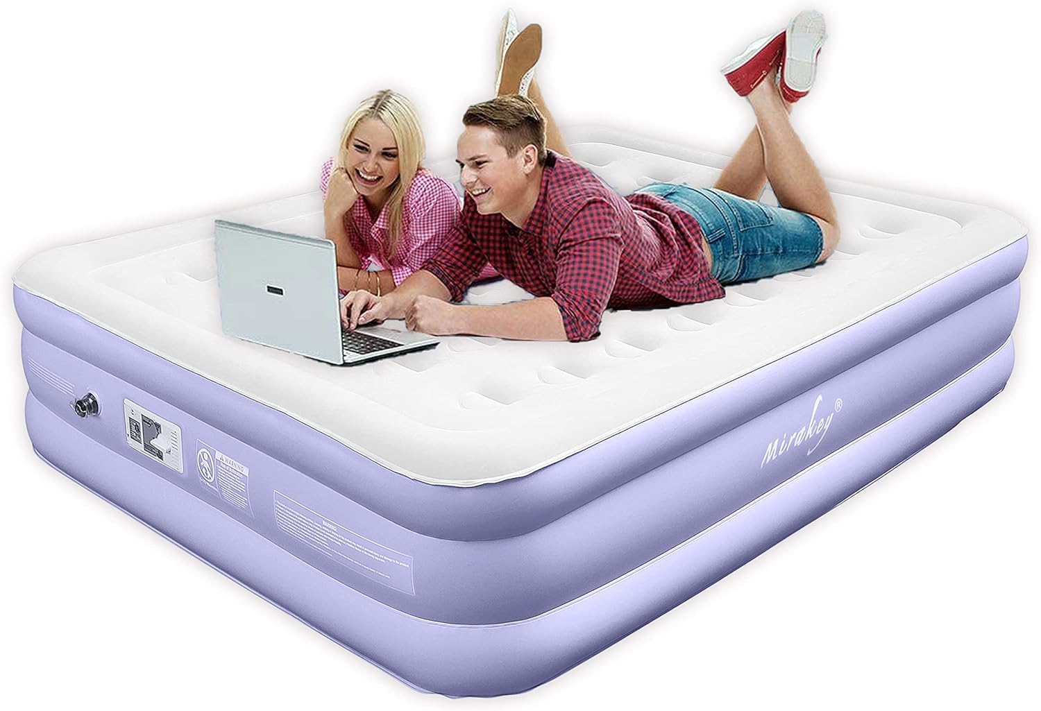 Queen Air Mattress with Built in Pump Raised 18 Waterproof Airbed R163