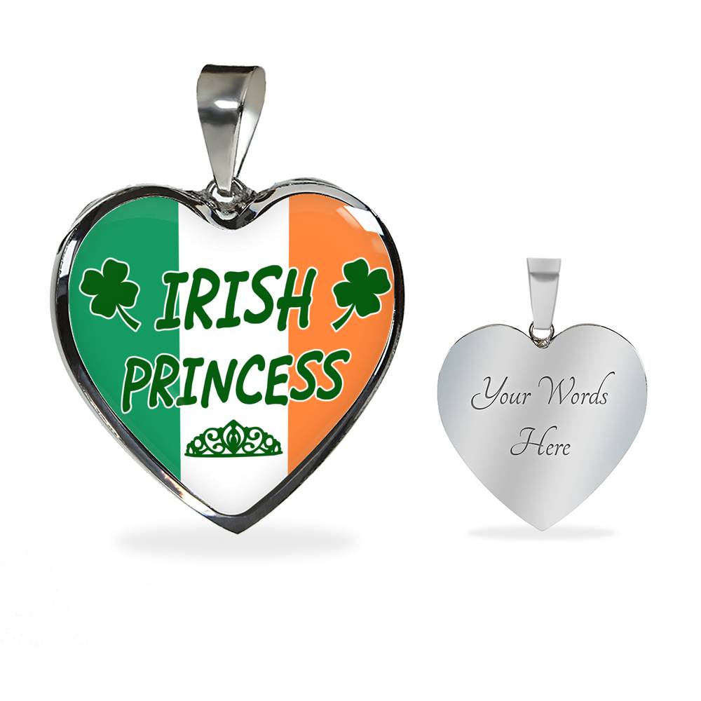 Stainless Steel or 18k Gold Heart Pendant Necklace I648