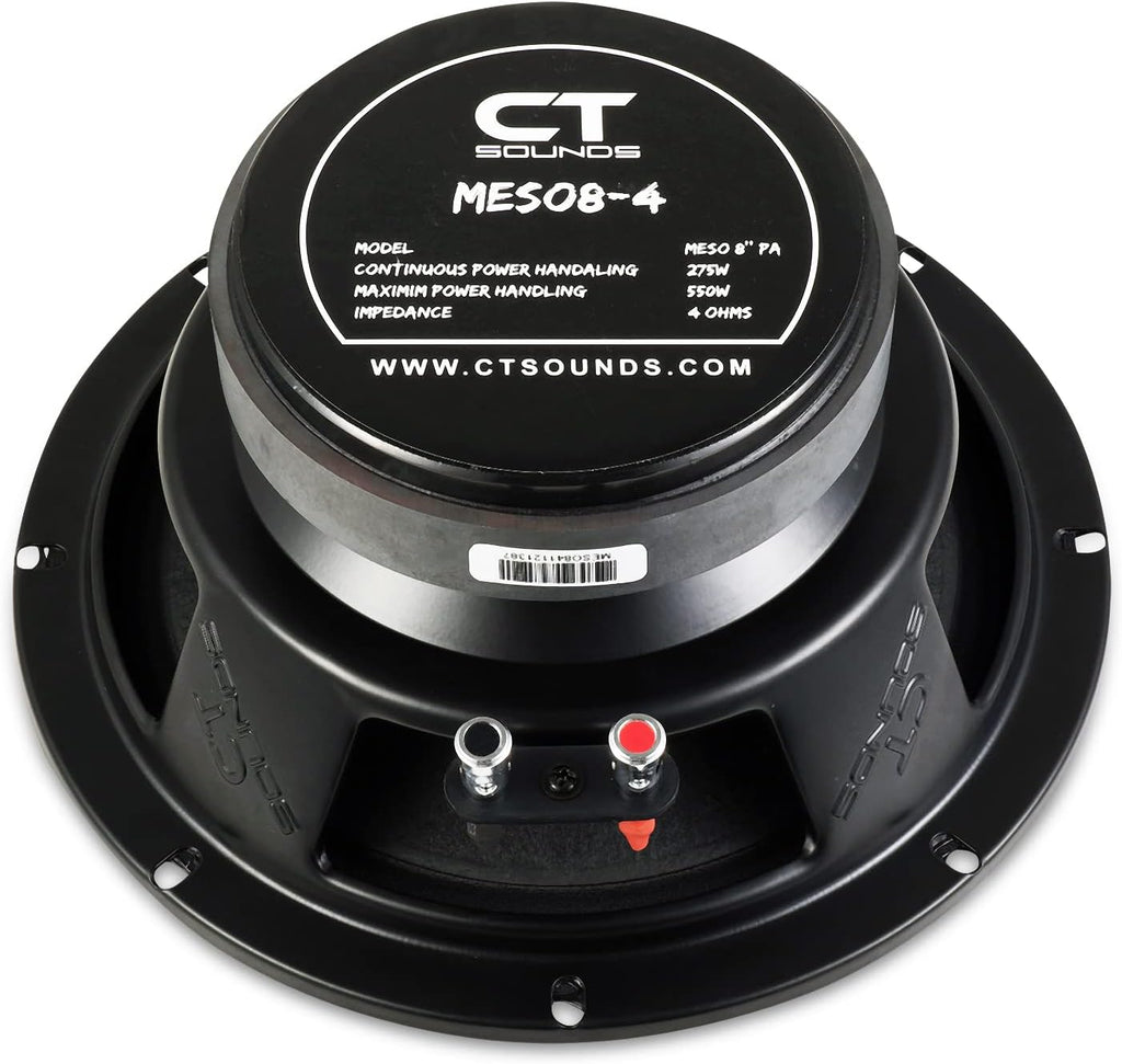 8" Pro Audio Midrange Loudspeaker, 275 Watts RMS, Pack of 2 Z6191