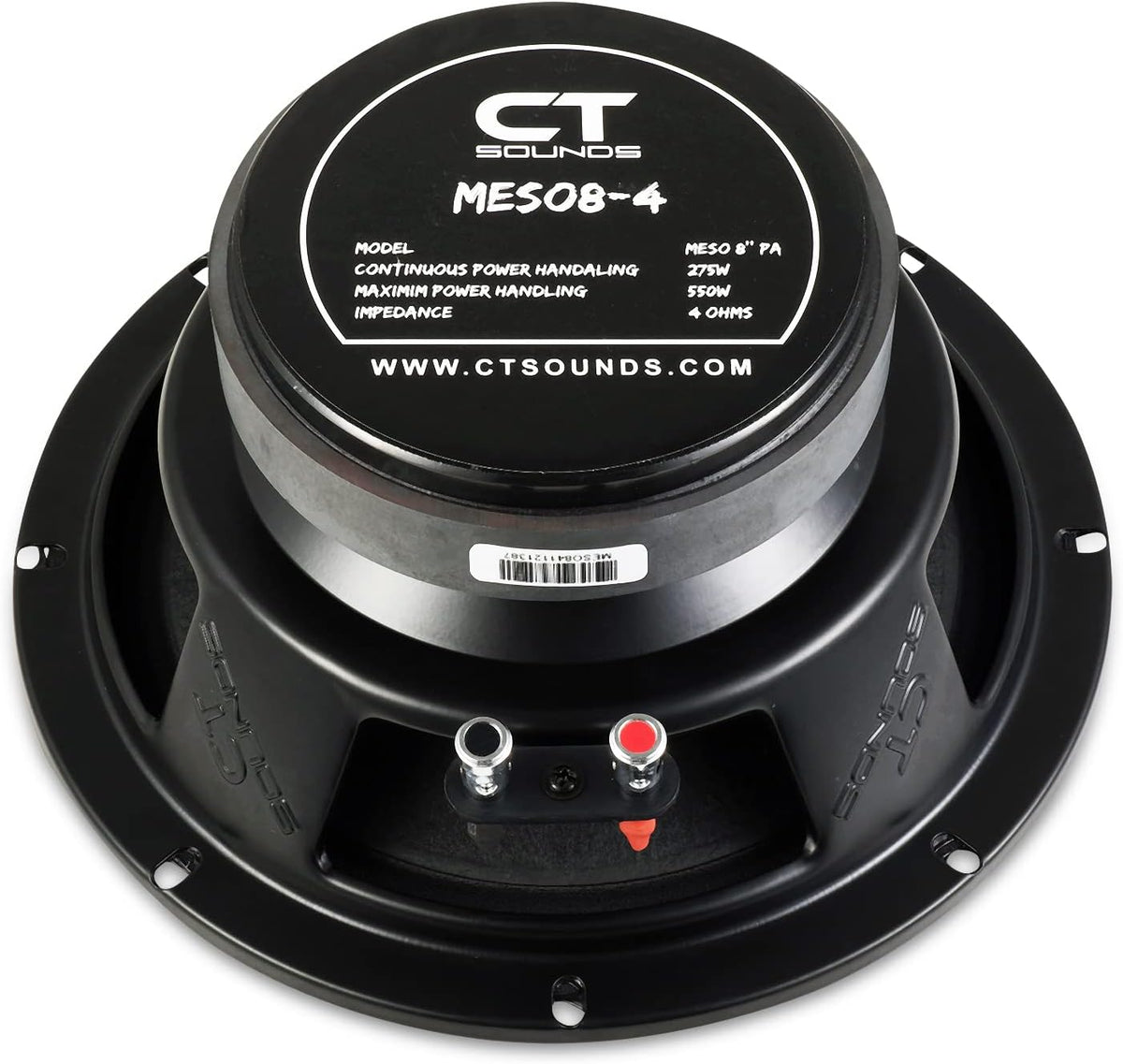 8" Pro Audio Midrange Loudspeaker, 275 Watts RMS, Pack of 2 Z6191