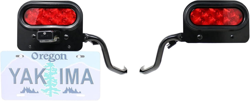 License Plate and Tail Lights Accessory for EXO Hitch Rack System U796