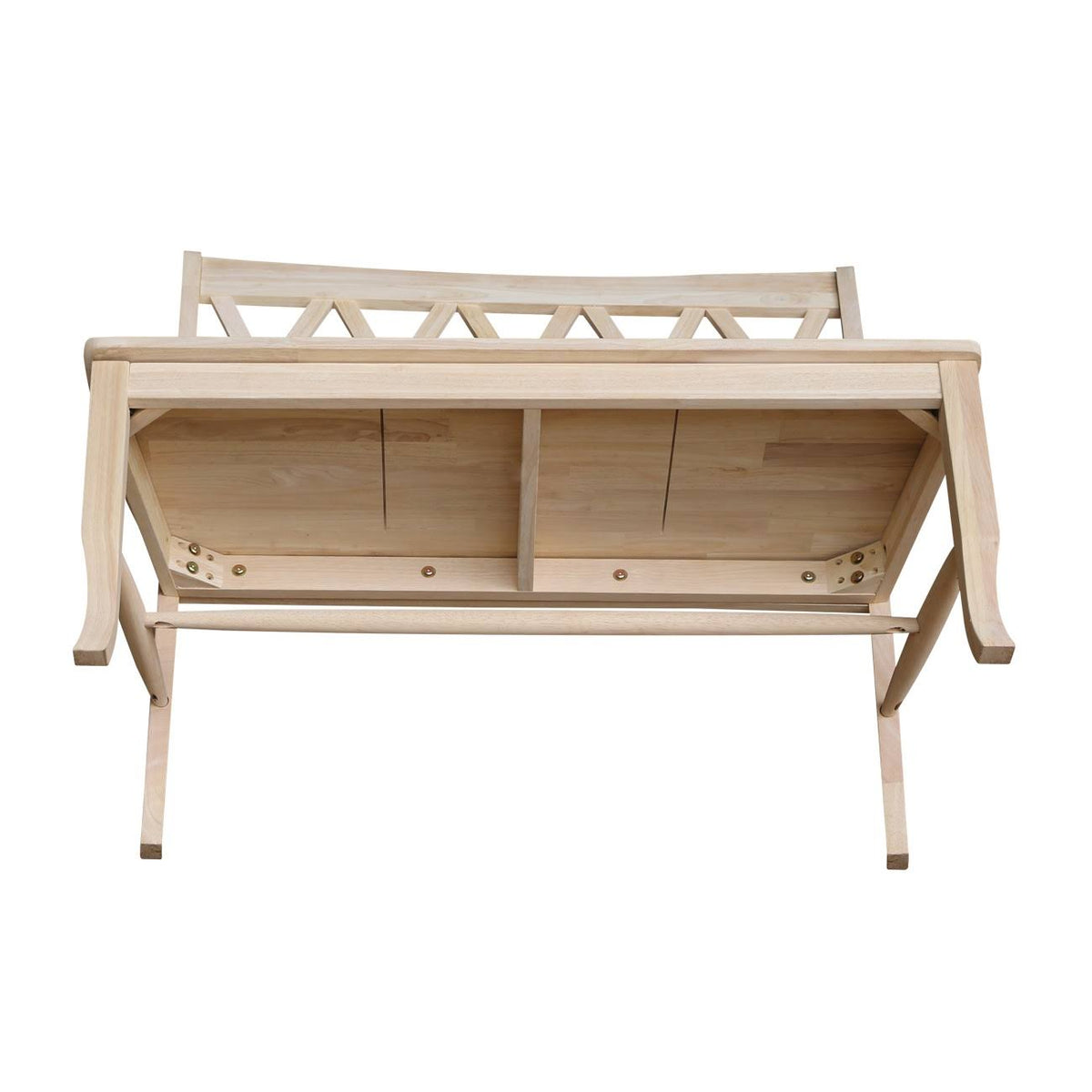 Double X-Back Bench Q4836