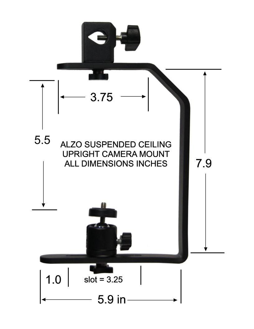 Suspended Drop Ceiling Camera Mount W2998