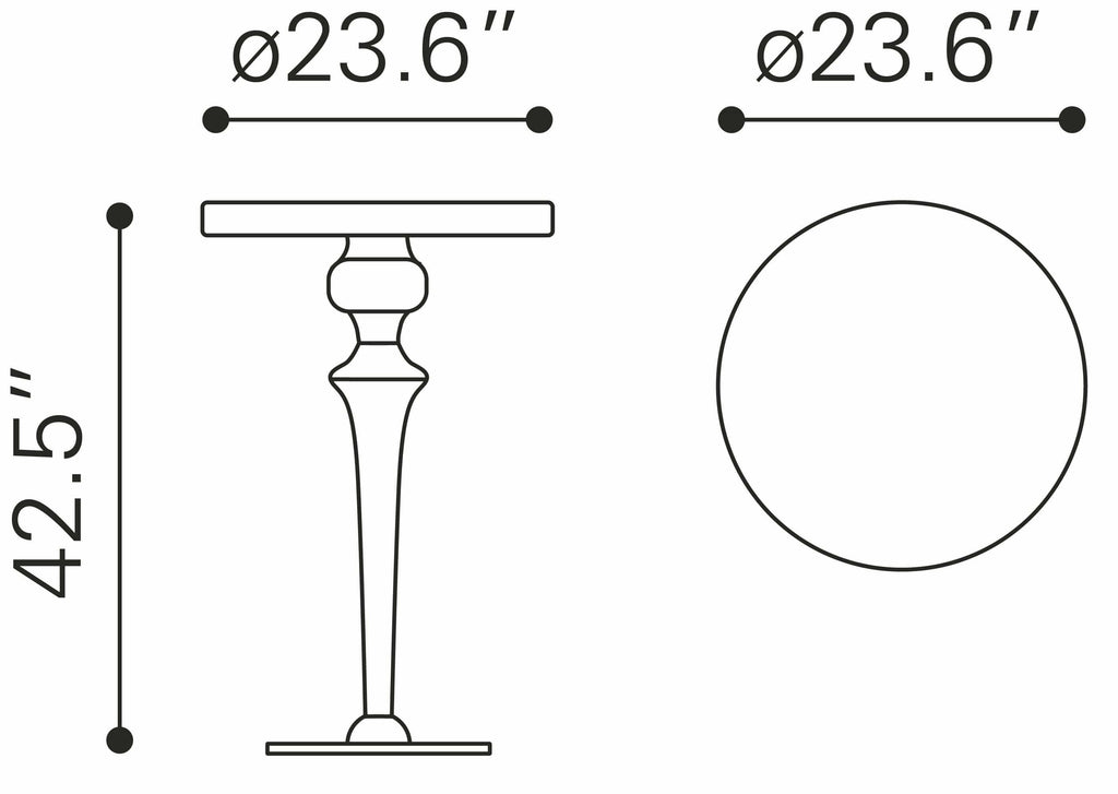 Stainless Steel Bar Table F490
