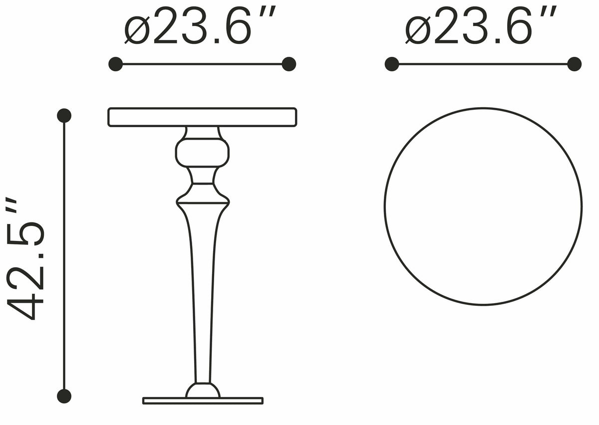 Stainless Steel Bar Table F490