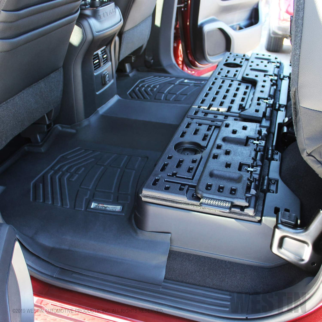 Black 2nd Row Floor Liner for Nissan Titan 2016-2018 M180