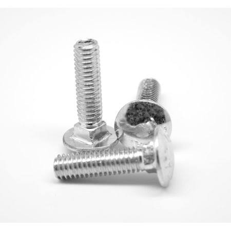 5/16 inch-18 x 4 inch Coarse Thread Grade 5 Carriage Bolt Medium Carbon Steel Zinc Plated Pk 100 W310