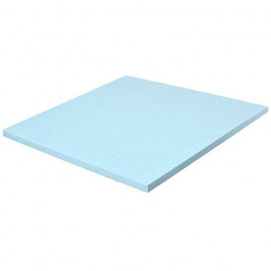 Queen Size Gel Memory Foam Mattress Topper S4824