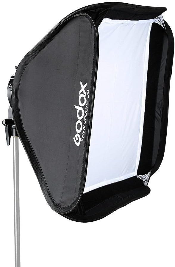 24"x 24" 60cmx60cm Foldable Universal Softbox with S Style Speedlite Bracket Pack of 2 G810759