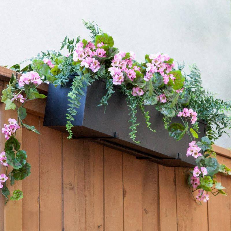 Black-Tone Metal Window Box Liner I359171