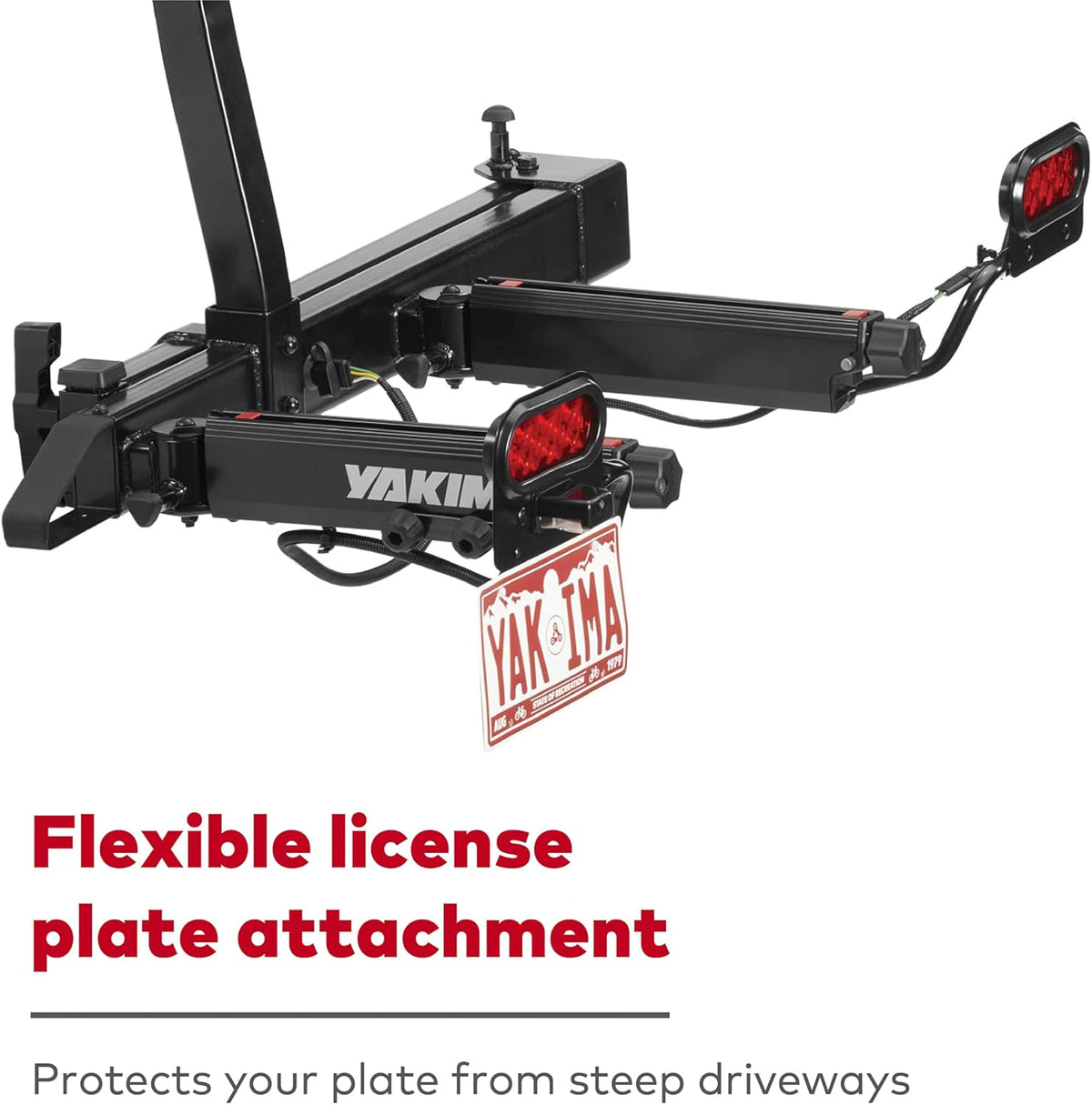 License Plate and Tail Lights Accessory for EXO Hitch Rack System U796