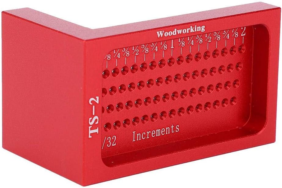Woodworking Cross Calibration Ruler, T Type Scribing Marking Gauge, Pack of 2 Q69696