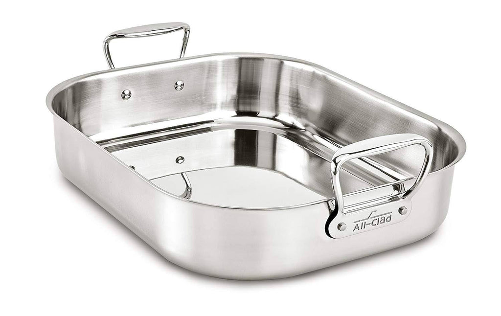 Large Stainless Steel Roaster with Rack N92105