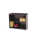 Metal Bookcase Two-Shelf Black J8663