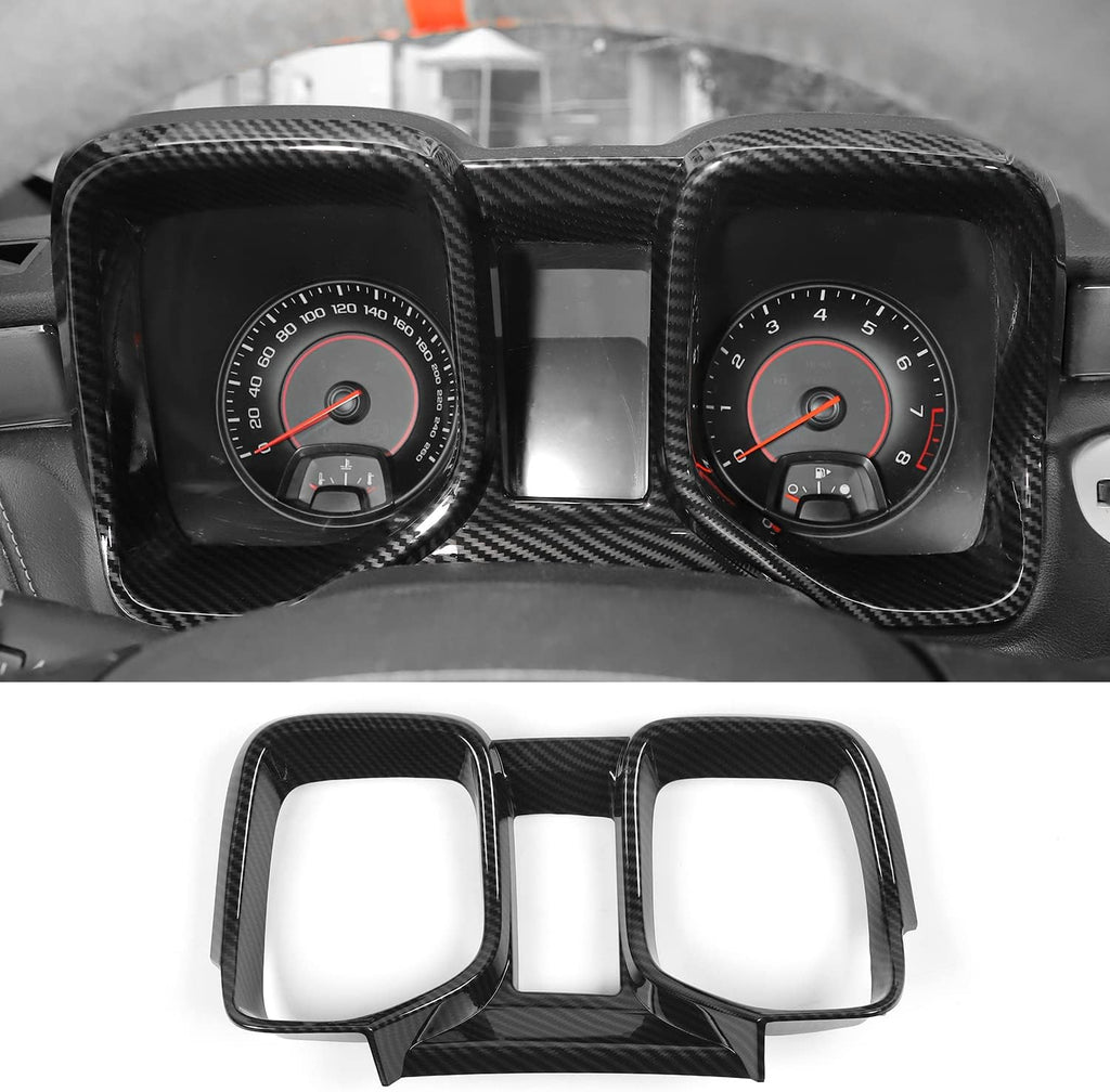 Red Dashboard Panel Trim for 2010-2015 Chevrolet Camaro, Pack of 2 H70733
