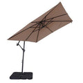 Sand Square Lighted Cantilever Umbrella M201