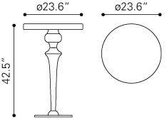 Stainless Steel Bar Table F490
