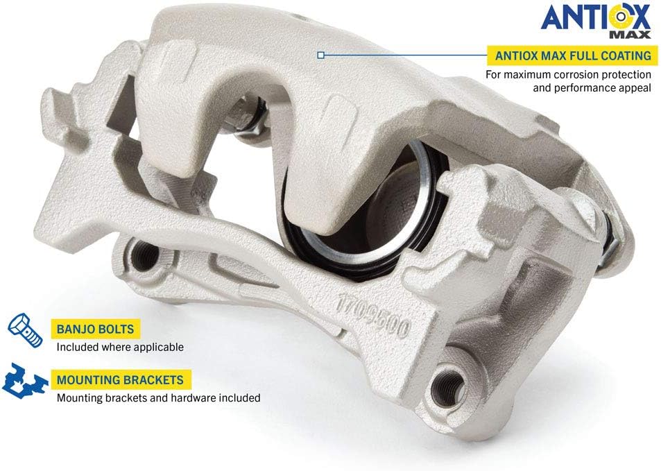 Rear Brake Calipers Rotors Ceramic Pads U56740