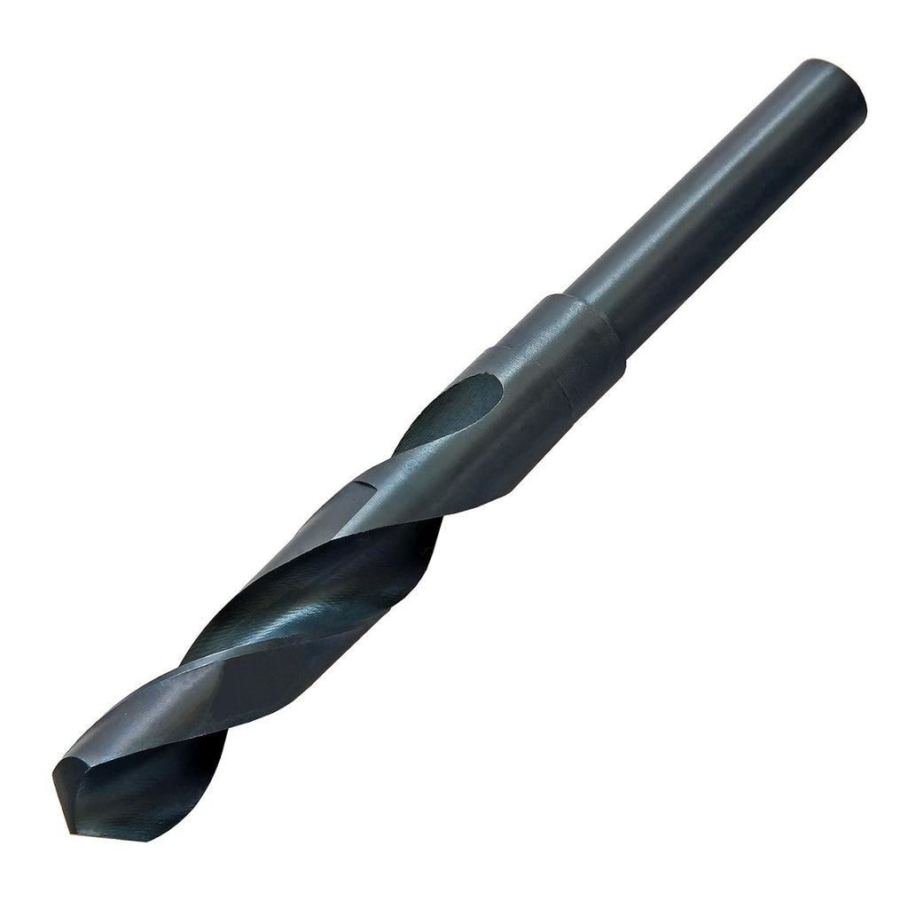 1-1/2" HSS M2 Black Oxide Reduced Shank Drill Bits, 6" OAL, Pack of 2 O6594