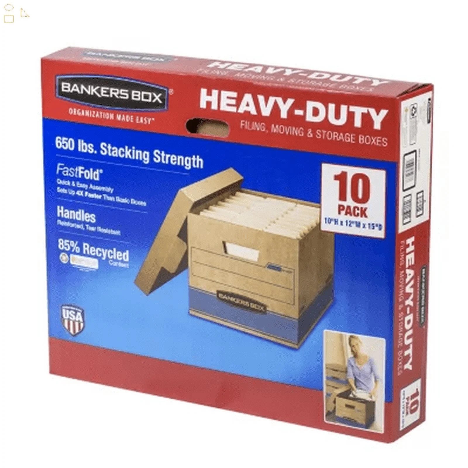 Heavy Duty Storage Boxes 10 Pack Y18866