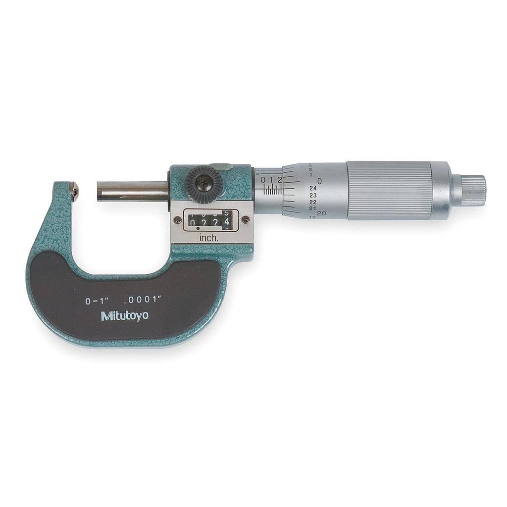 Spherical Micrometer, Flat, 0-1x22 S244