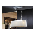 Chrome Silver LED Ceiling 4 Light Y899958